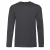 Fruit Of The Loom Heren Valuegewicht T-shirt met ronde hals en lange mouwen (Donker Heather)