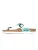 Bayton Teenslipper ‘Mercure’  lichtbruin / mintgroen / zwart / wit