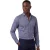Overhemd Olymp blauw geprint wide spread boord