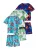Next Nachtkledij ‘Marvel’  aqua / donkerblauw / limoen / rood / wit