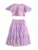 Next Set ‘Lehenga’  lichtblauw / groen / lavendel / rosa