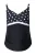 Ulla Popken Bikinitop  navy / zwart / wit
