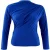 Trendyol Curve Dames Blauw Effen Lang Getailleerd Grote maten Blouses