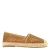 Graceland leren espadrilles cognac