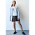 Mango Kids leren A-lijn rok – bruin