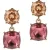 OTAZU Blush Rose Earrings