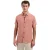 No Excess Shirt short sleeve with linen, garm coral