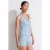 Slim Fit Denim Halter Jumpsuit