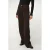 Lois wide leg corduroy broek – bruin