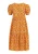 Mymo Midi-jurk met korte mouwen Dames Oranje Veelkleurig