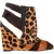 Dior Delta Dierenprint Wedge Enkelboots in Bruin Ponyhaar