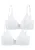 PETITE FLEUR BH  wit