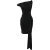 TRENDYOLMİLLA Dames Zwart Dierenprint Kort / Mini Mouwloos Bodycon Jurken