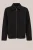 WE Fashion – Heren regular fit bouclé overshirt – Regular fit – Zwart –