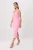 TRENDYOLMİLLA Dames Roze Effen Maxi Mouwloos Recht Jurken
