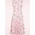 Topvintage Exclusive ~ Cindi Floral swing jurk in zachtroze