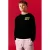NAME IT KIDS sweater met backprint – zwart