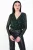 Glinsterende Wrap Bodysuit met Lange Mouwen