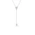 Vrouwen Dubbele Druppelketting in 925 Sterling Zilver BICLL028