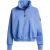 Parajumpers Box Fit Zendaya Korenbloemblauwe Sweatshirt Met Kwart Rits