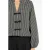 LOLALIZA geruite blouse – zwart/ecru