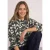 Shirt met lange mouwen, col en print