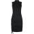 Malelions Women Sleeveless Drawcord Dress | Black