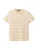 MANGO Shirt ‘LINA’  bruin / pasteelgeel / offwhite