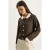 Dik Geribde Brei Cardigan met Knopsluiting