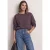 Shirt met lange mouwen en elastische zoom