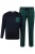 Men Plus Pyjama lang  navy / spar