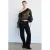 Mango semi-transparante blouse met ruches en stippen – donkergroen