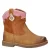 Nelson Kids leren laarzen – cognac/roze