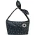 Bimba y Lola L Black Rainbow Flowers Nylon Hobo Bag