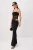TRENDYOLMİLLA Dames Zwart Effen Maxi Mouwloos Recht Avond & Gala Jurk