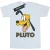 Disney Dames/Dames Pluto Gezicht Katoenen Vriendje T-shirt (Wit)