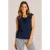Ivy Beau mouwloze top donkerblauw