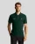 Lyle & Scott donkergroen poloshirt met gecoordineerde print en korte mouwen