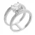 Orphelia Dames 925 Sterling Zilveren Ring – Zilver ZR-7122