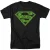 Superman Unisex Patricks Day T-shirt voor volwassenen (Zwart)