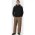 AllSaints Underground Oth Hood Jet Black/leopard