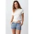 MANGO TEEN denim short medium blue denim