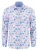overhemd roze print normale fit A Fish Named Fred katoen