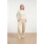 Smashed Lemon Wide leg broek met comfortabele tailleband |