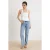 TRENDYOLMİLLA Dames Wit Effen Mouwloos Getailleerd Blouses