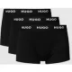 HUGO Boxershort met labeldetails in een set van 3 stuks