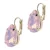 Otazu gold plated oorbellen met Swarovski kristallen Lacrima