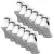 12-Pack Heren Bamboe Enkelsokken met Grip | Verstevigde Hak & Teenzacht Antislip Sokken