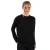 Brave Soul trui met ronde hals voor dames, zwart