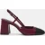 Steve Madden Zeina Pumps Black Cherry Lacq